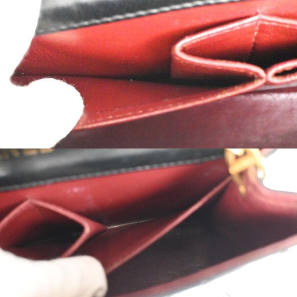 CHANEL CC Mini Matelasse Full Flap Chain Shoulder Bag Leather Black GHW 645LC499 - Picture 13 of 16